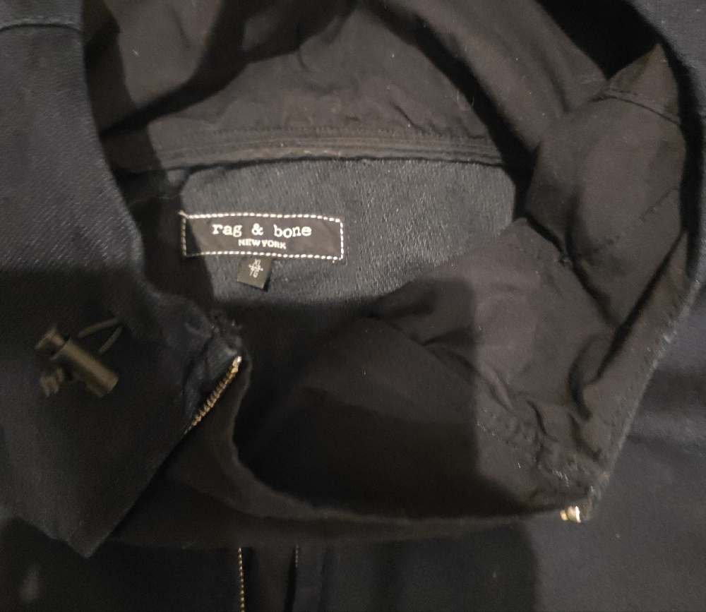 Rag & Bone Dark Blue Hooded Jacket - Picture 5 of 16